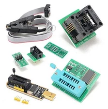 CH341A 24 25 Series EEPROM Flash BIOS USB Programmer+SOIC8 SOP8 Test Clip+SPI...