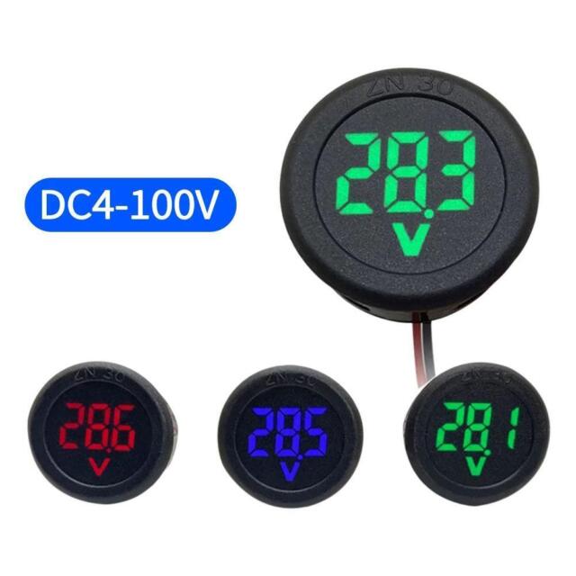 DC 4-100V Digital LED Display Voltmeter Ammeter Amp Dual Voltages Meter Gauge