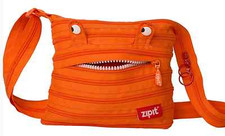 Monster Treat Halloween Gift Shoulder Bag Mini Zipit® One Long Zipper -Orange