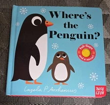 Where's the Penguin? Children's Board Book By Ingela Arrhenius