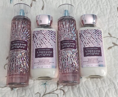 Bath & Body Works A Thousand Wishes Body Lotion & Fragrance Mist Set BRAND NEW