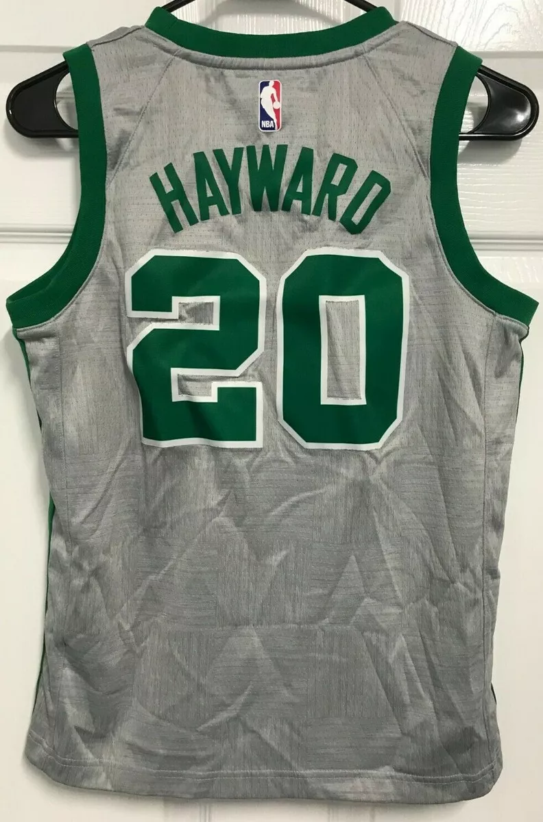 GORDON HAYWARD Boston Celtics Boy Gray Swingman Basketball M Nike | eBay