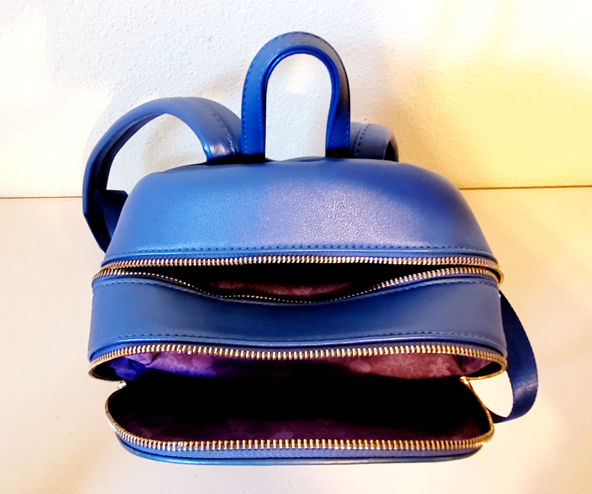 Loungefly Disney ALADDIN AGRABAH Blue Faux Leather Mini 
