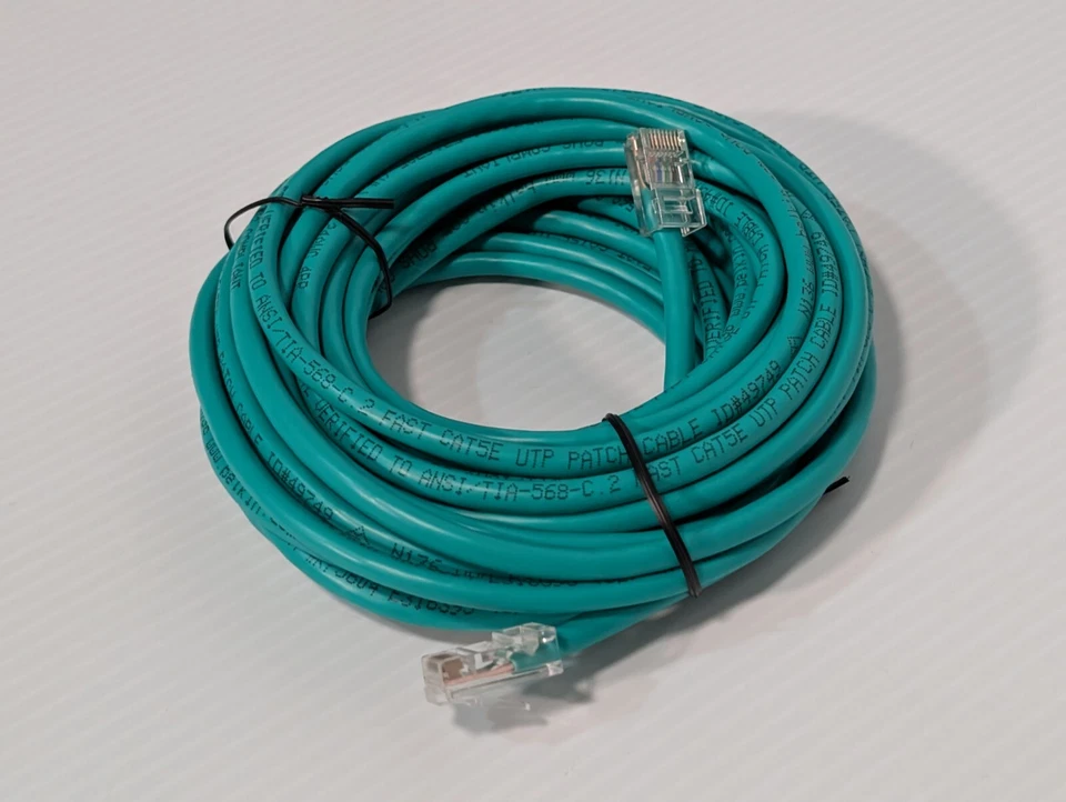 Lot of 2: Belkin A3L791-25-GRN CAT5e Green 25Ft Patch Cable, 49749, RJ45M/RJ45M - Image 4 of 4