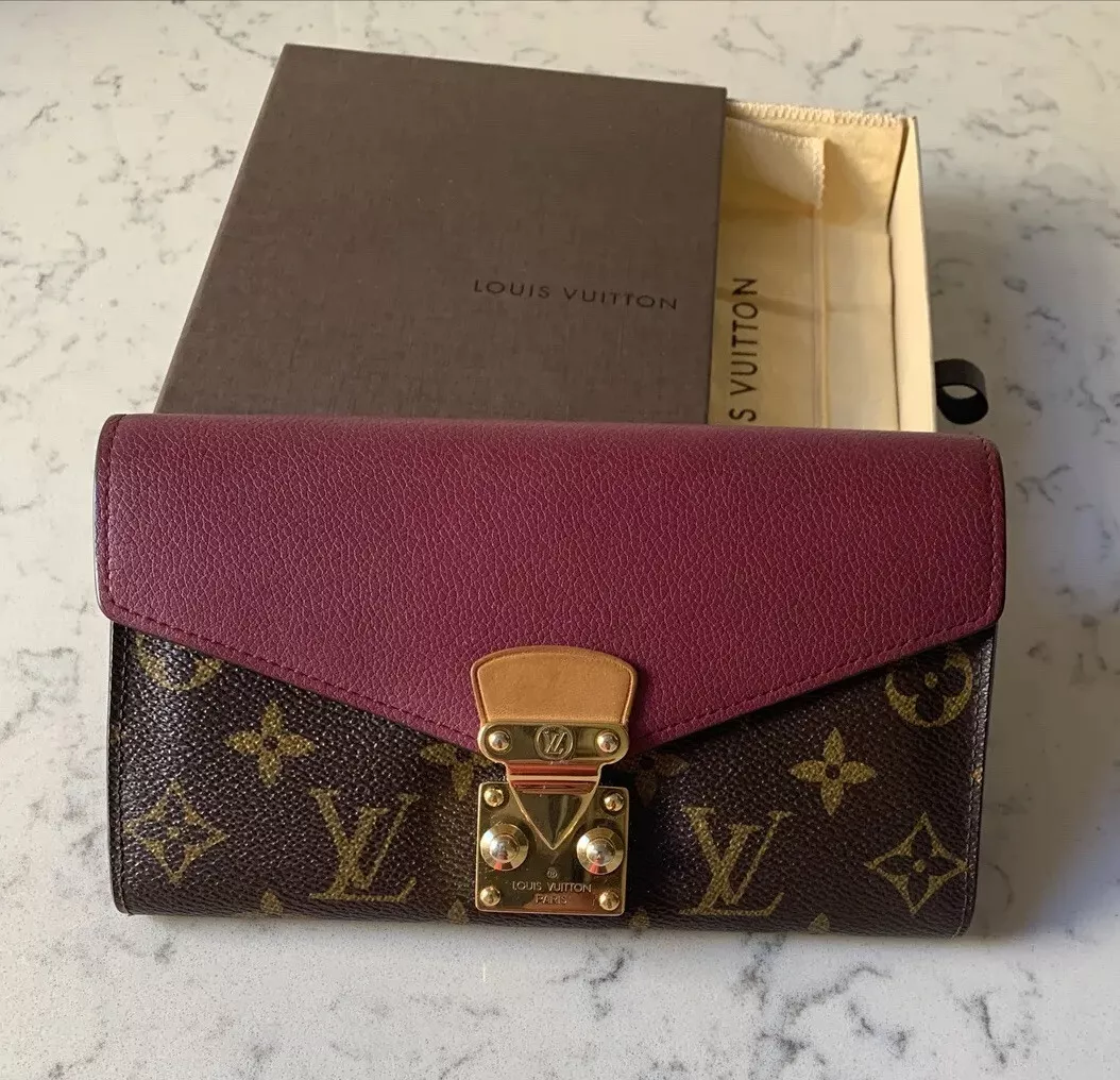 LOUIS VUITTON Monogram Portefeuil Pallas Cerise Bifold Wallet