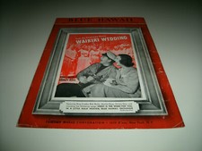 BING CROSBY 1937 vintage sheet music 