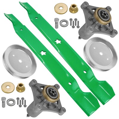 42'' Deck Spindle & Pulley for Husqvarna YTH2042 PB195H42 RZ4216 RZ4219