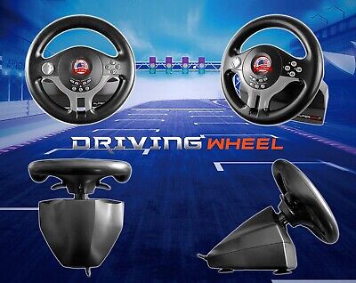 Volante De Carreras De Juego Racing Wheel for PC Xbox One PS4 PS3 -Gaming  Wheel