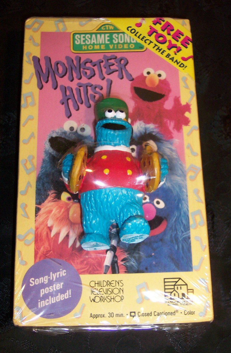 その他 Monster Hits 15 Hits Video Selection (VHS) Monster Hits! Sesame Street Songs Home Video VHS Tape 1990