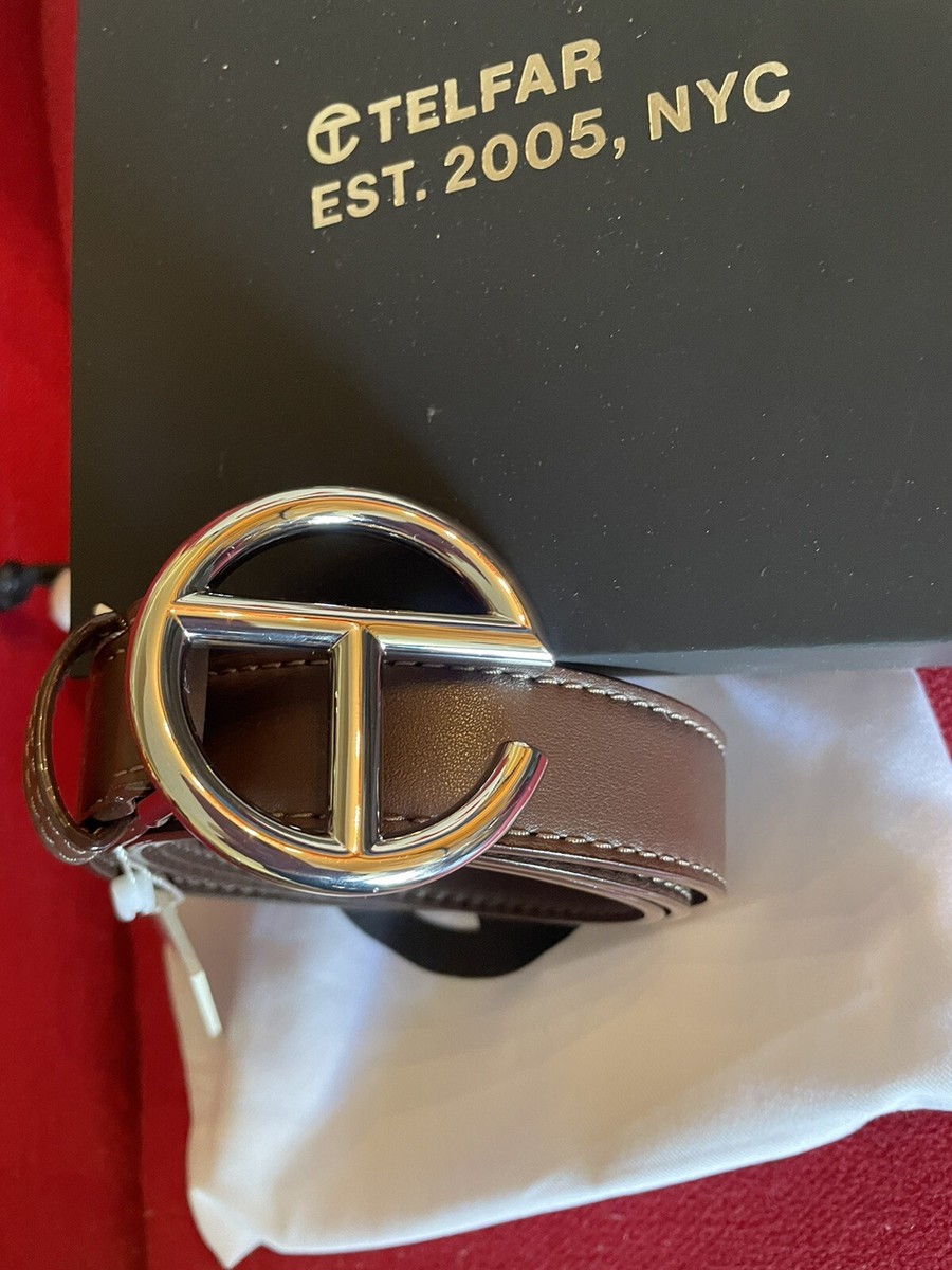 【日本未入荷】Telfar Logo Belt Chocolate ロゴベルト UNISEX Telfar Logo Belt - Silver/Chocolate NWT | eBay
