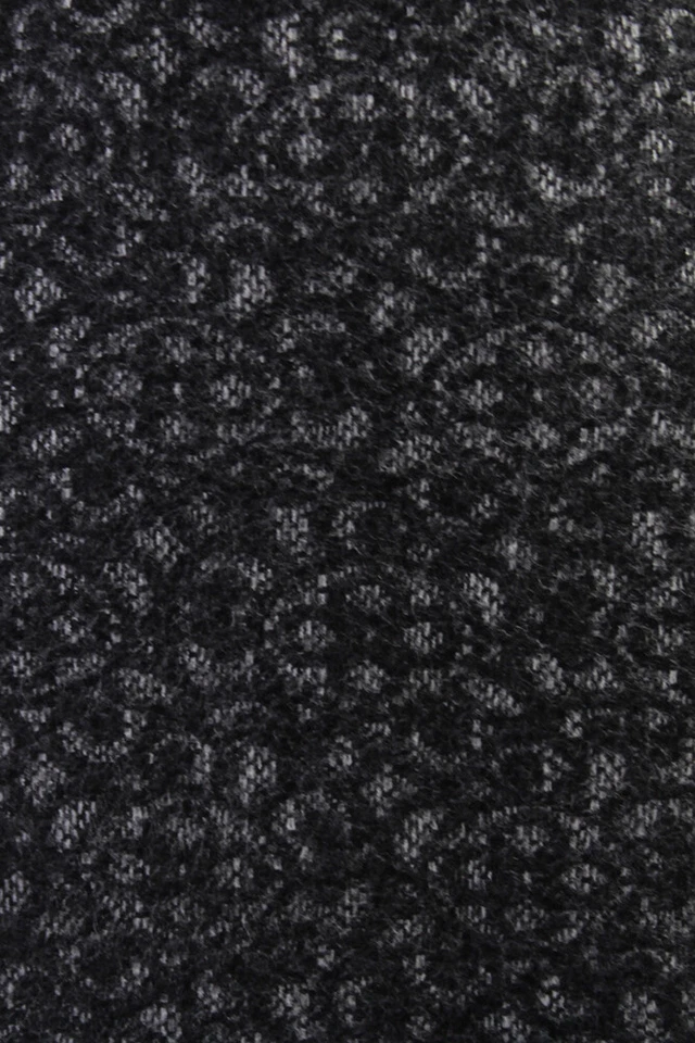 Studio M Charcoal Fuzzy Lace Skirt L - Image 3 of 3