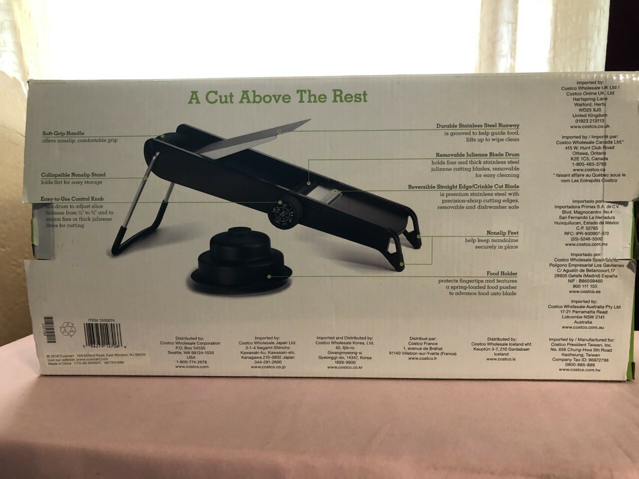 Cuisinart Mandoline 4 Cutting Options Slicing Tool, Four Ways To Slice