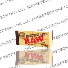 Raw WIDE TIPS PERFORATED