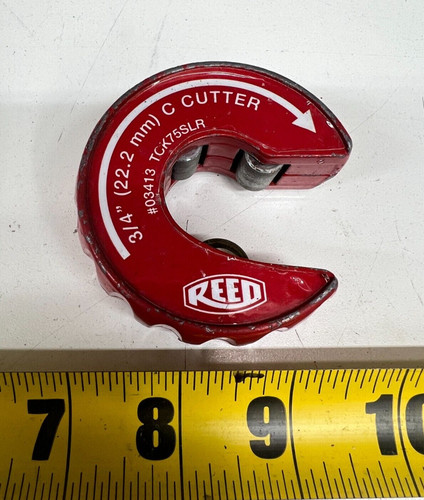 Reed Tools C Cutter TCK75SLR 3/4" Nominal Spring-Loaded Turn Copper CTS CPVC