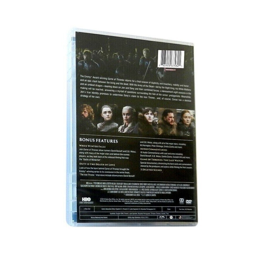 Game of Thrones Season 8 DVD Box Set eBay