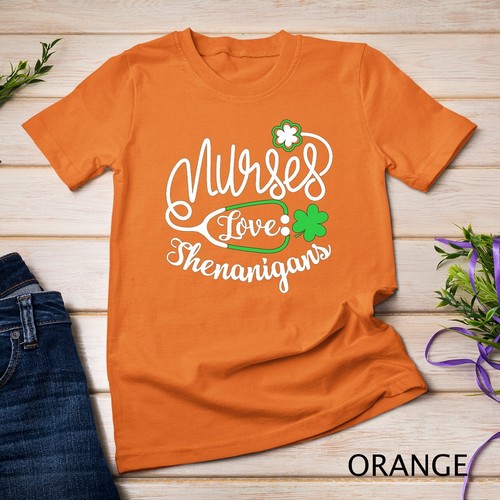 Camiseta Unisex Nurses Love Shenanigans Divertida Día de San Patricio Suerte Enfermería - Imagen 9 de 15