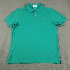 Vineyard Vines Polo Shirt Mens Size Medium Teal Whale Casual Short Sleeve 