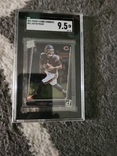 2021 Panini Clearly Donruss Justin Fields RC #53 SGC 9.5 MT+ Bears QB!