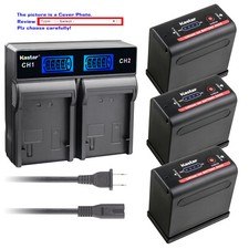 Kastar Battery LCD Rapid Charger for BP-955 BP-975 Canon ES8200V ES8400V ES8600