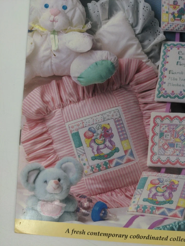 Vintage Great Big Graphs Baby Keepsake Counted Cross Stitch Pattern Booklet - Image 2 of 4