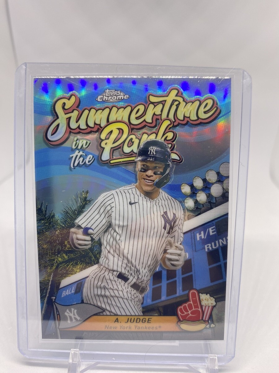 2024 Topps Chrome Aaron Judge Summertime in the Park Refractor
