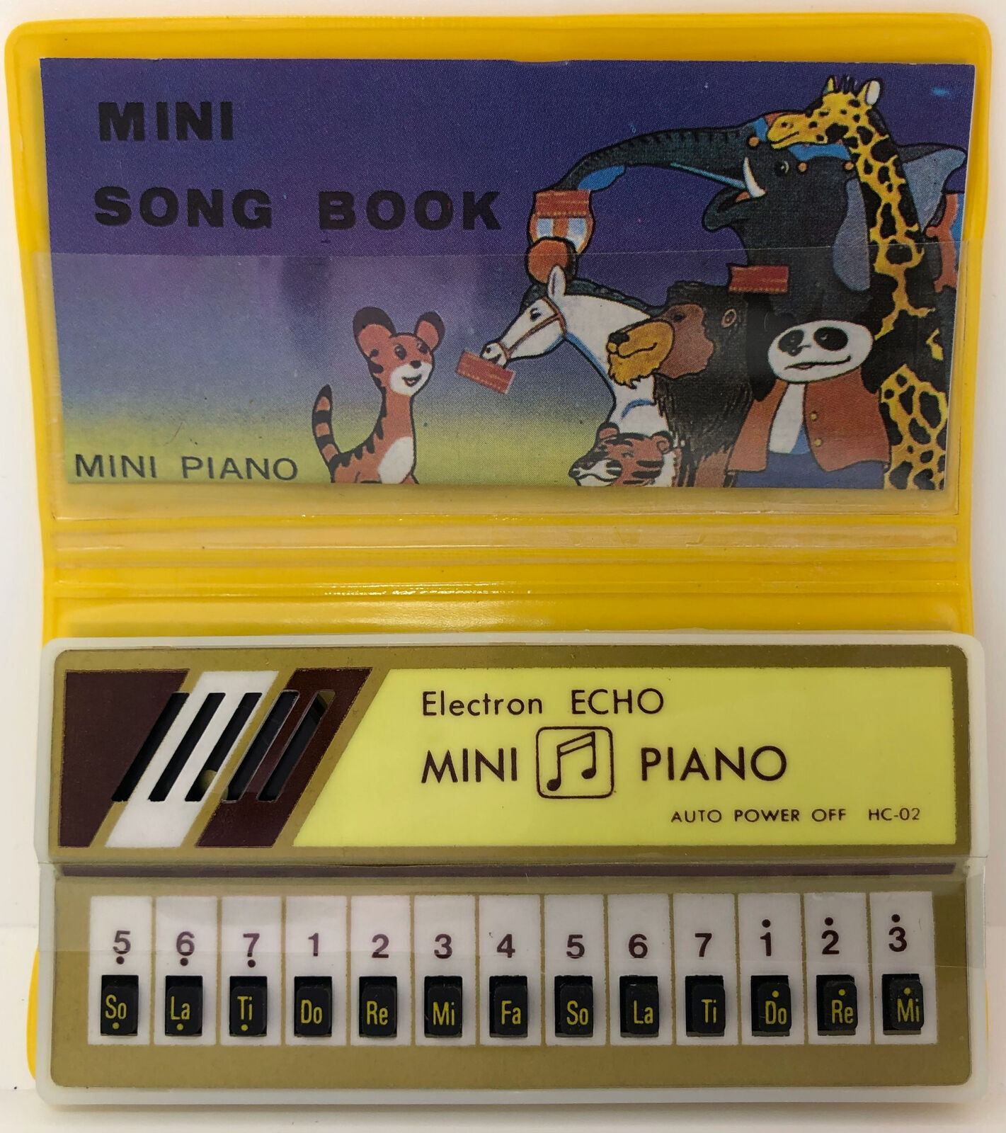 Mini Piano Electron Echo Mini Song Book Vintage Toy 80s Functional