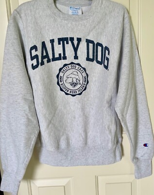 Vintage Champion Reverse Weave Salty Dog Cafe Crewneck Sweatshirt Adult XS HHI