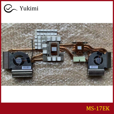 MS-17EK FOR MSI ALpla 17 A4D1K RX5500M CPU Graphics Heatsink Cooler Cooling Fan