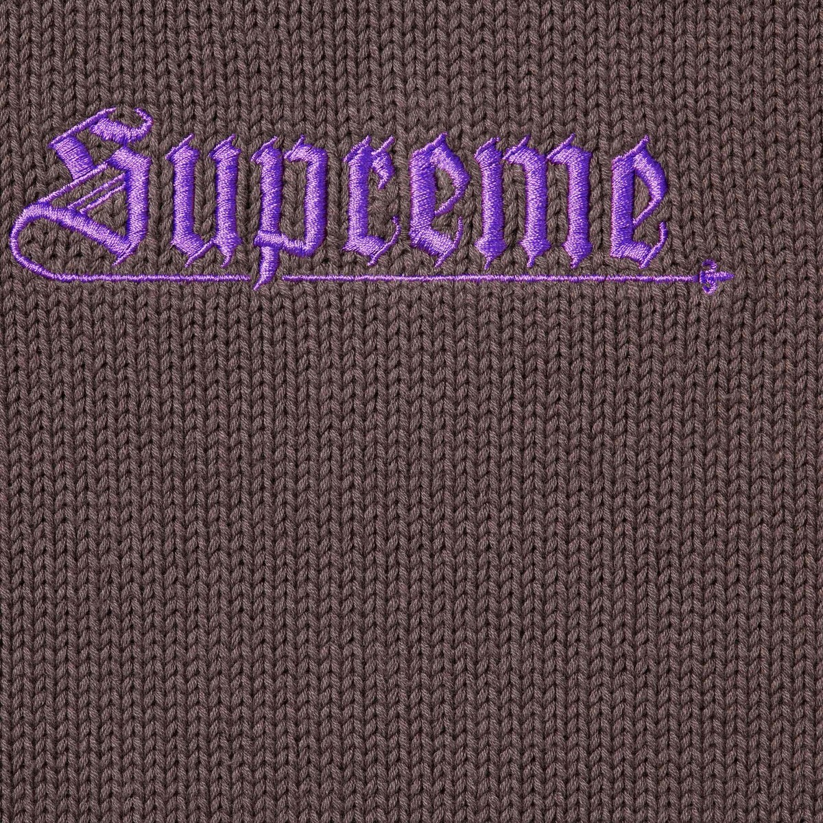 Supreme Old English Sweater - Brown - Size Large - SS24 New Supreme Old English Sweater - Brown - Size Large - SS24 New