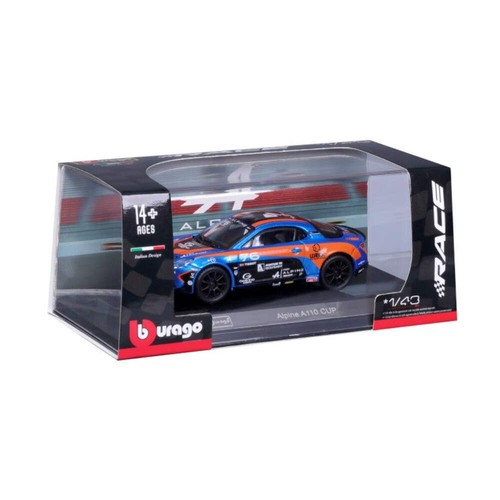 18-38303 Bburago Race - ALPINE A110 CUP - Scala 1:43 - Foto 2 di 13