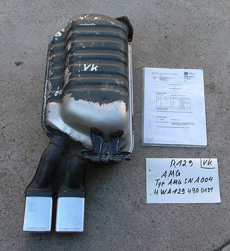 Endtopf Endschalldämpfer AMG SNA004 1294900121 W129 R129 SL Mercedes - Bild 4 von 5