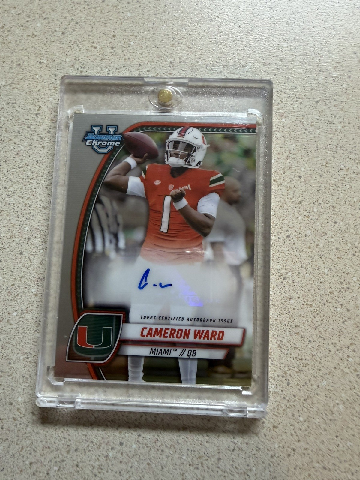 2024 Bowman U Chrome Cam Ward Base Auto