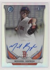 2014 Bowman Draft Chrome Pick Refractor Michael Kopech #BCA-MK Auto uk2
