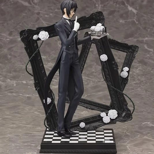 Black Butler Sebastian·Michaelis Figure Model 25cm Decorative Statue Toy Gifts - Image 4 of 4