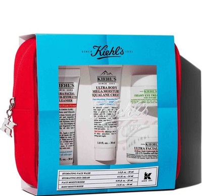 Kiehl's Since 1851 Bestseller Reiseset - Gesicht & Körper / Neu - Imperfect Pack UVP 39£