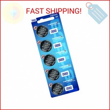 Renata CR2032 Batteries - 3V Lithium Coin Cell 2032 Battery 5 Count