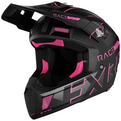 FXR Clutch Evo Helmet Lightweight Vent Quick Release Optional Winter Kit E Pink