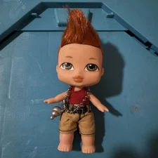 MGA Bratz Babyz Boyz The Movie Hair Flair Harvey Doll. With Bottle Chain No Shoe