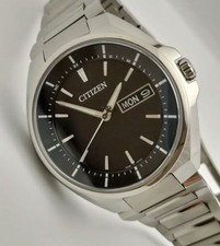 Citizen Attesa H100-R007556 AT6050-54A Day Date Eco Drive Solar