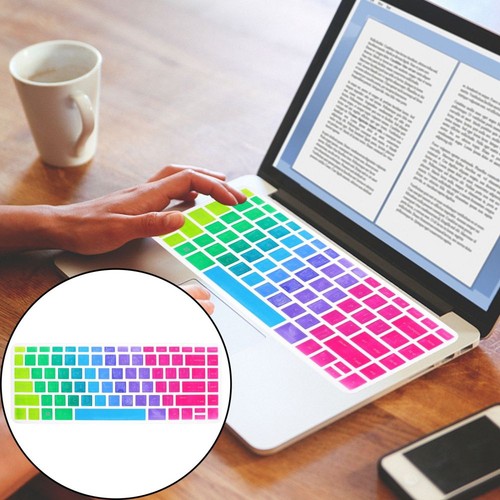 Keyboard Skin Gradient Keyboard Protective Skin Cover Compatible With Hp 15- - Afbeelding 7 van 11