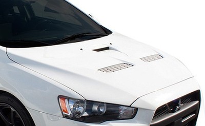 Duraflex Evo X Look Hood For 2008-2017 Mitsubishi Lancer / Lancer Evolution 10