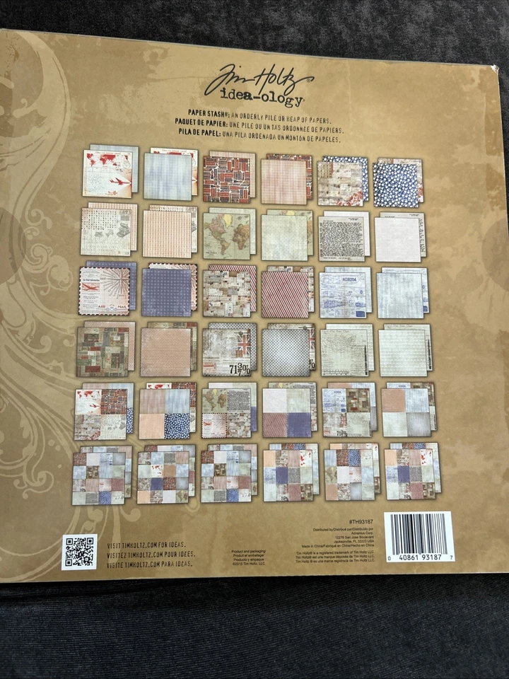 Tim Holtz Ideaology Correspondence 12x12 Paper Pad Original Release - Image 2 of 2