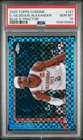 2025 TOPPS CHROME BLUE X-FRACTOR #141 SHAI GILGEOUS-ALEXANDER PSA 10