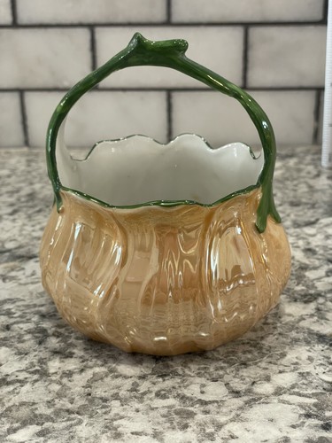 P.A.L.T. Czecho-Slovakia Sugar Bowl, w/Lusterware Finish, Handle, Vintage