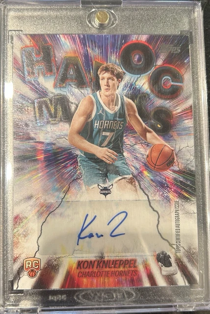 2025-26 Topps Havok Marks Kon Knueppel Rookie RC Autograph Auto SSP HM-KK