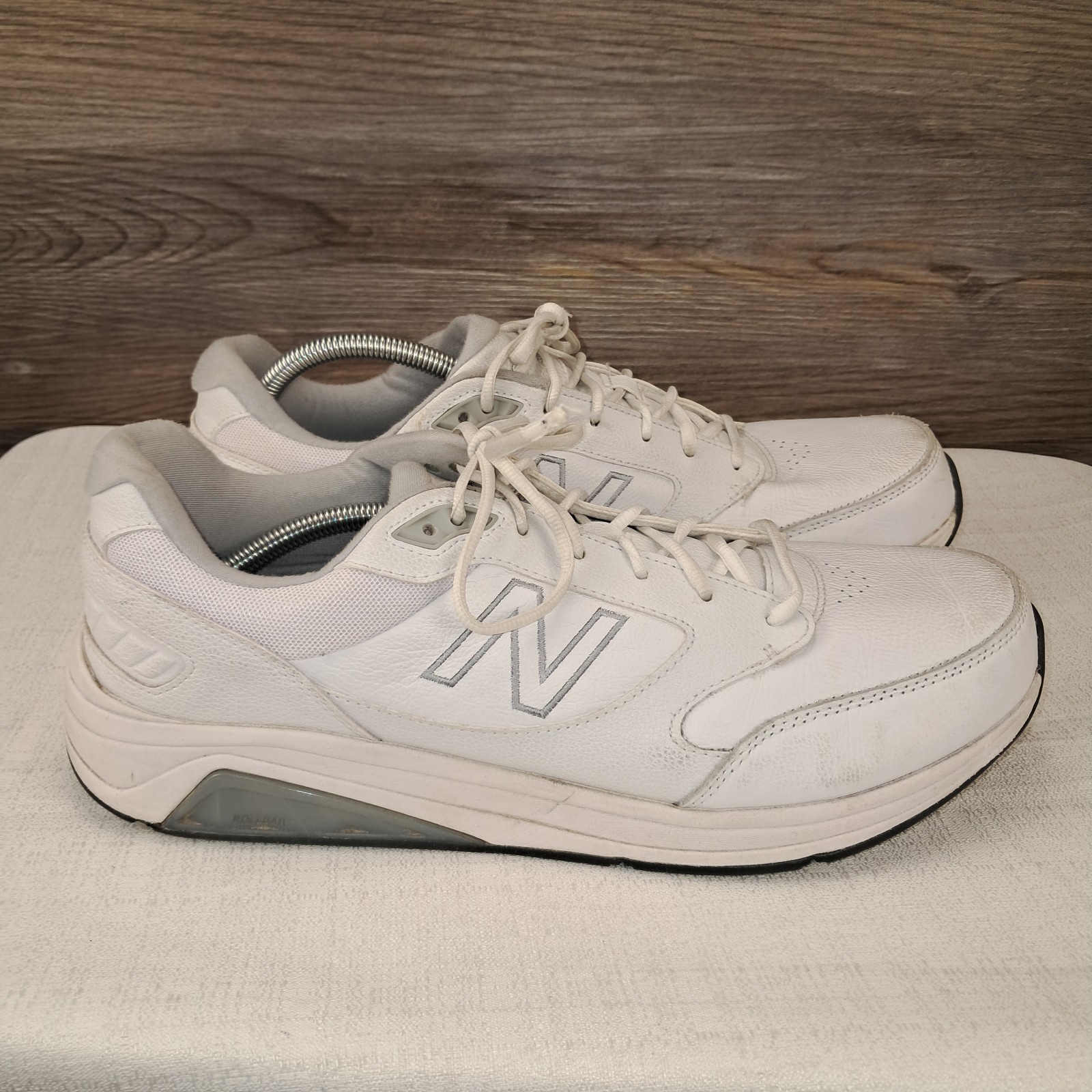 New Balance 928v3 White Leather Comfort Walking Shoes Mens Size 13 B width