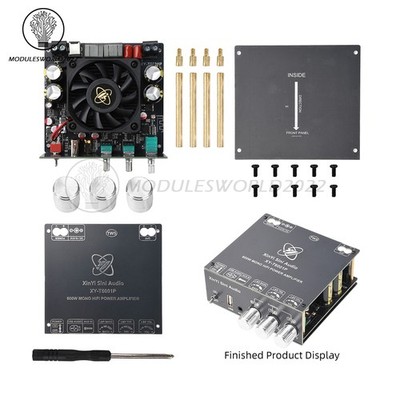 XY-T6001P Mono 600W Bluetooth Audio Amplifier Board High Low Bass TWS TPA3255