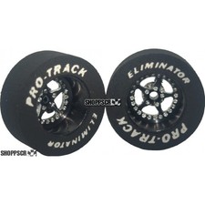 Pro Track Star 1-1/16 x .435 Black Drag Rear Wheels for 3/32 axle