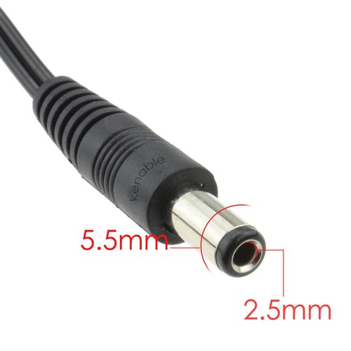 Câble D'Alimentation Connecteur DC Male à Male 2,5mm x 5,5mm 50cm/1m/2m/3m/5m - Afbeelding 11 van 21
