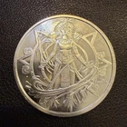 .999 Fine Silver Aztec Goddess Of Water 1 Troy Oz   Z5